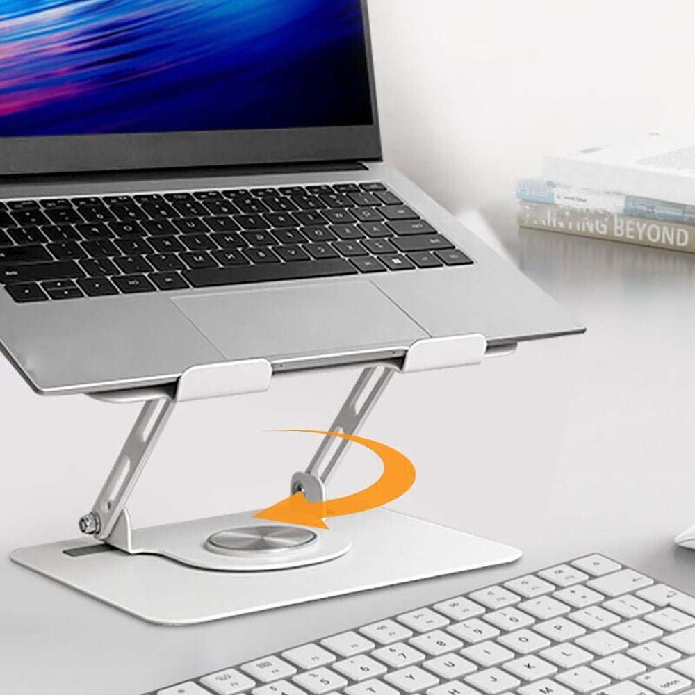 360° Metal Portable Laptop Tablet Stand Adjustable Holder For Desk Office Home