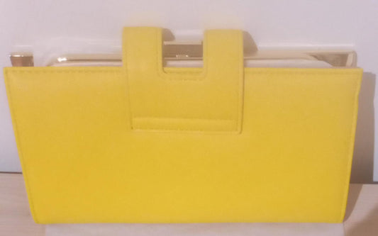 Bi - color Leather effect Wallet - 19G - 2851