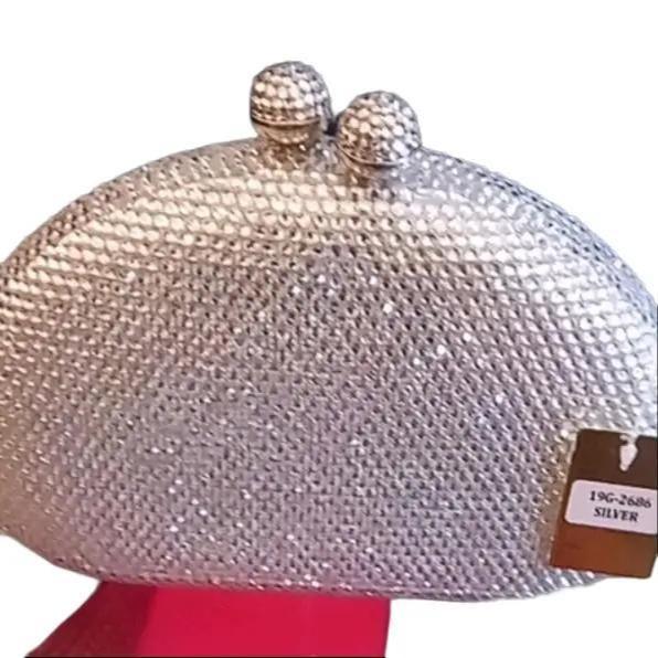 Rhinestones Evening bag decorated with strap 19G - 2686