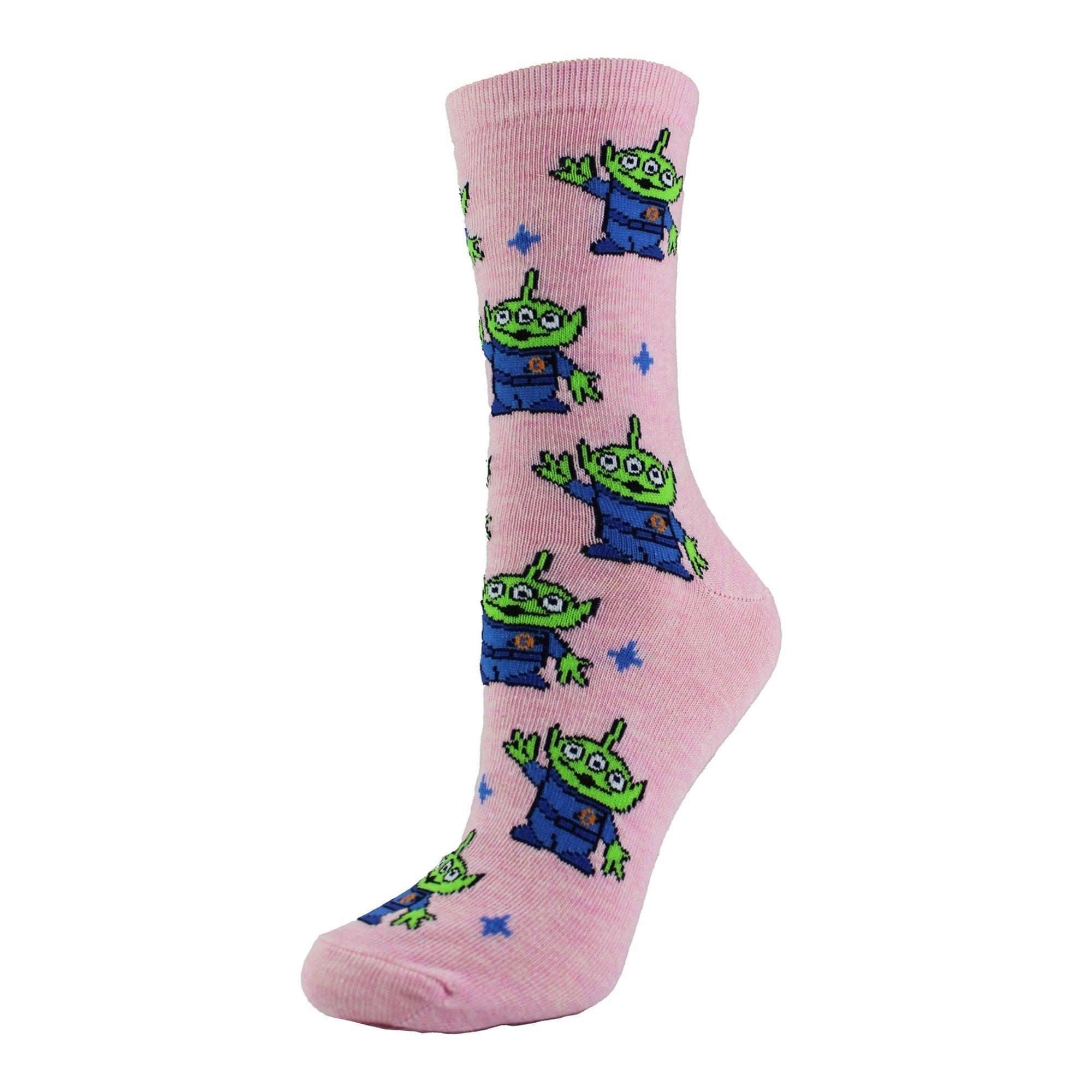 Ladies Novelty Toy Story Alien Socks | Funny Dress Socks | Toy Story Gifts