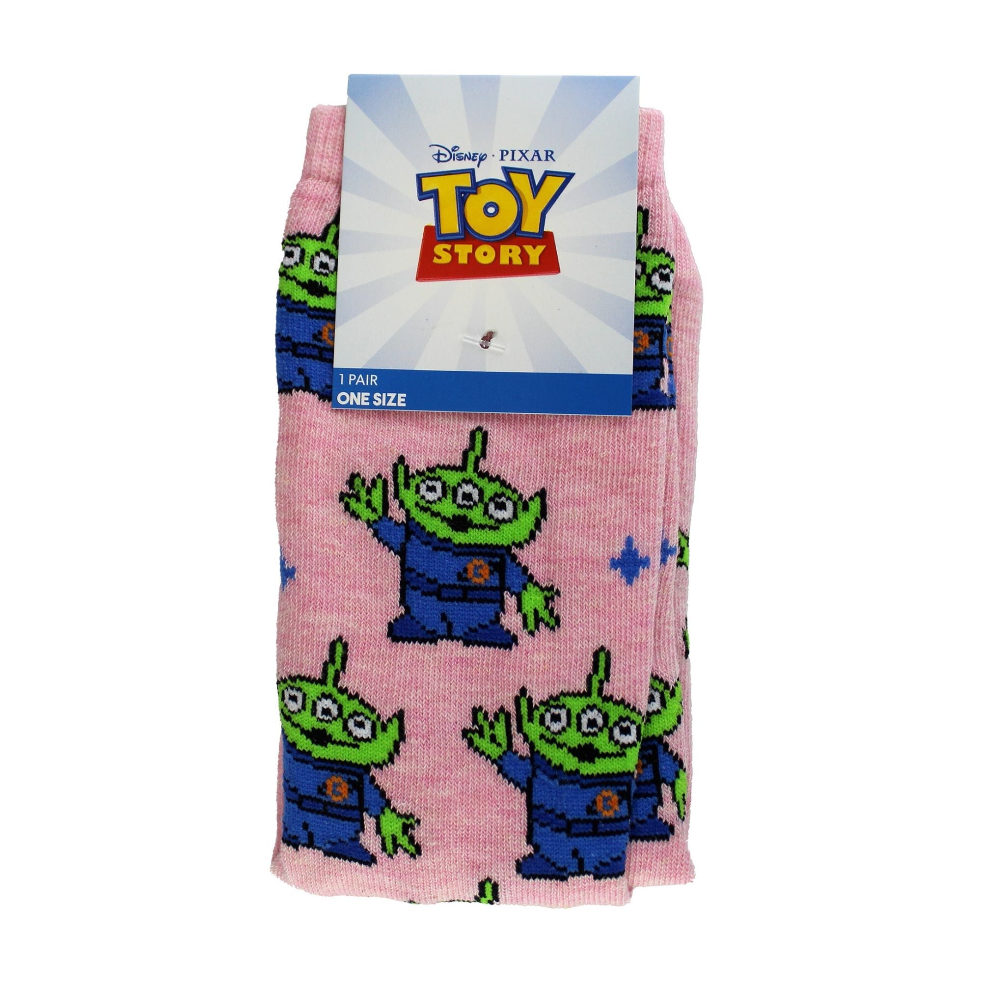 Ladies Novelty Toy Story Alien Socks | Funny Dress Socks | Toy Story Gifts
