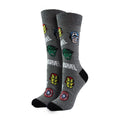 Mens Novelty Marvel Socks - Captain America, Spiderman, Hulk Design