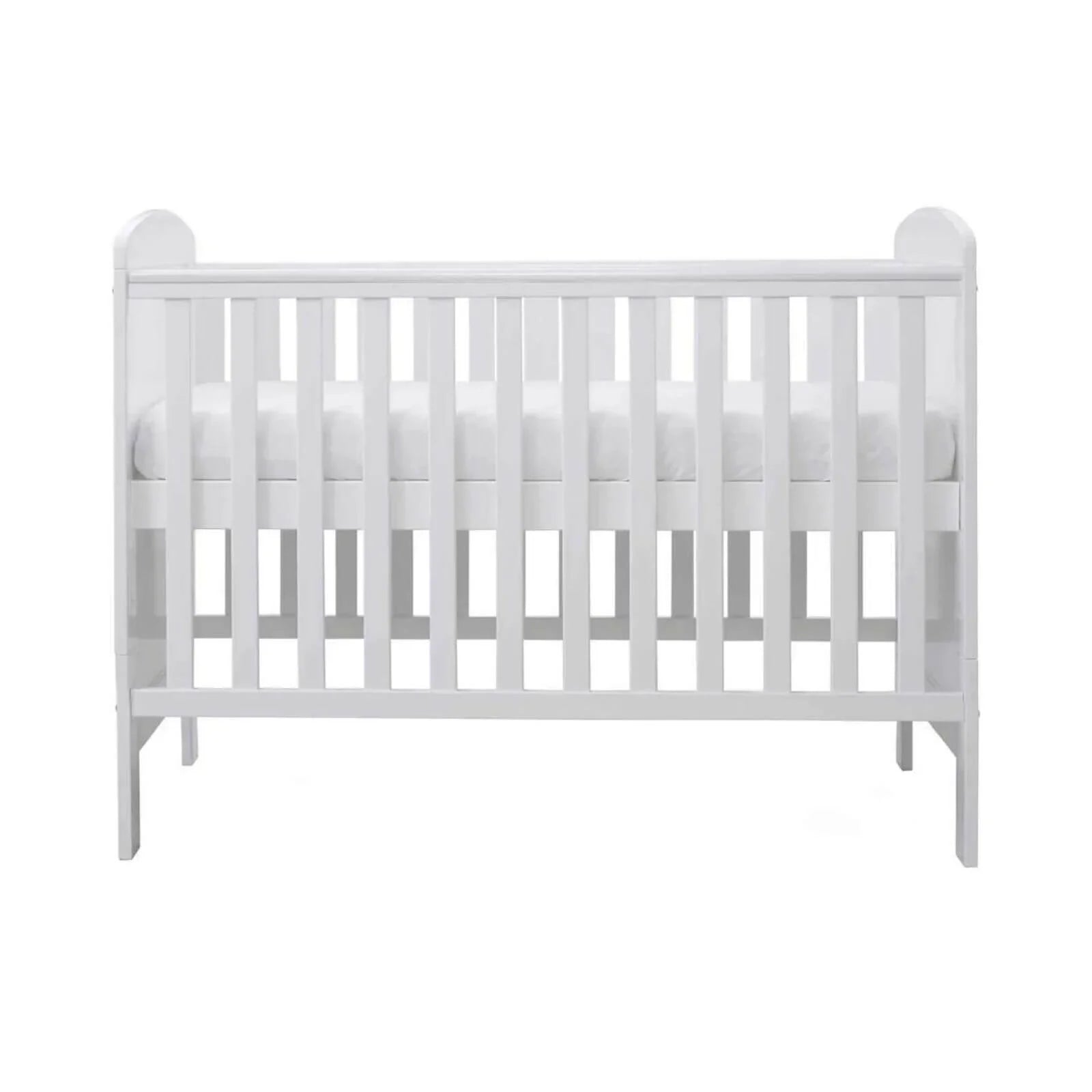 Ickle Bubba Coleby Mini Cot Bed White - Without Mattress