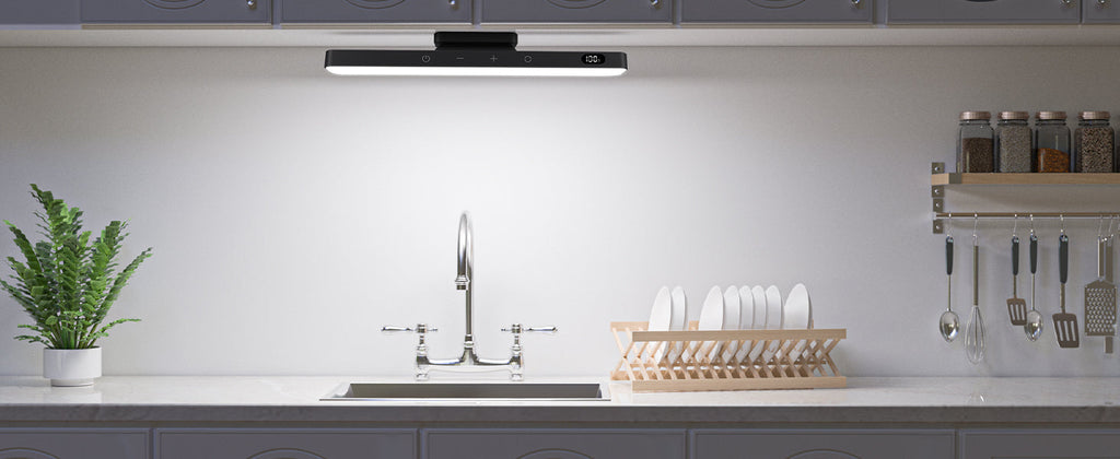 Rechargeable LED Mirror & Cabinet Light Bar – 3 Color, Dimmable, Magnetic, Remote Control