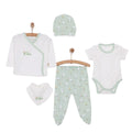 Bebbek Girl Newborn Gift Set 5 pcs - Green