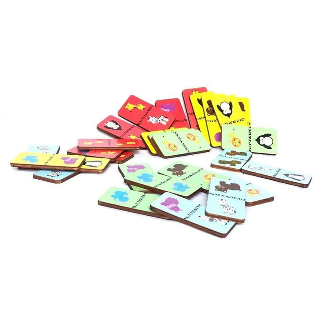 Rossie Wood Matching Game-Domino