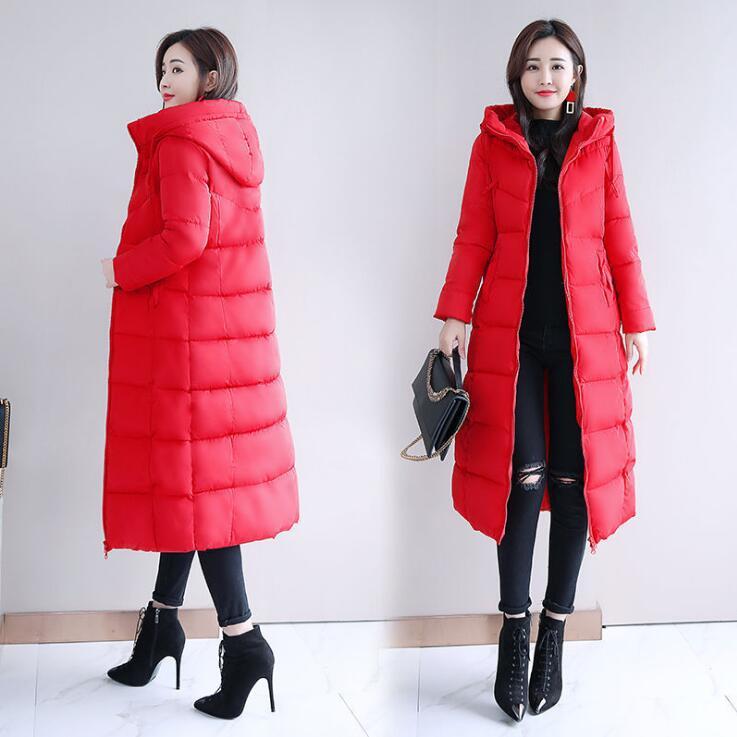 Women's Mid-length Thickened Slim Down Padded Jacket