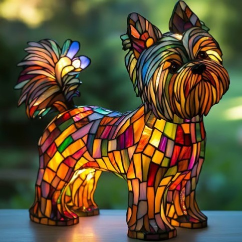 LED Small Night Lamp Art Animal Statue Creative Home Desktop Decoration