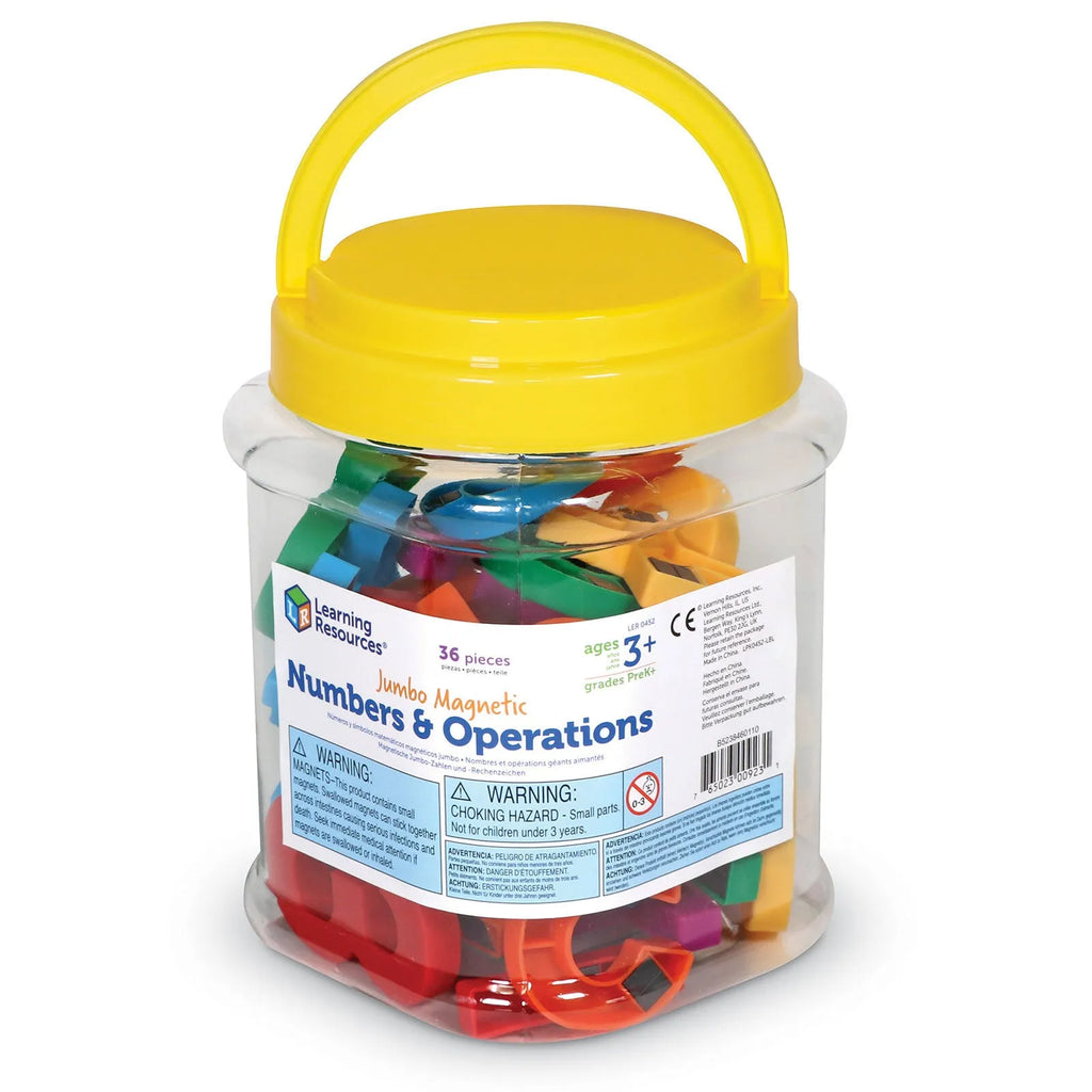 Learning Resources Jumbo Magnetic Numbers & Operations 36 pcs