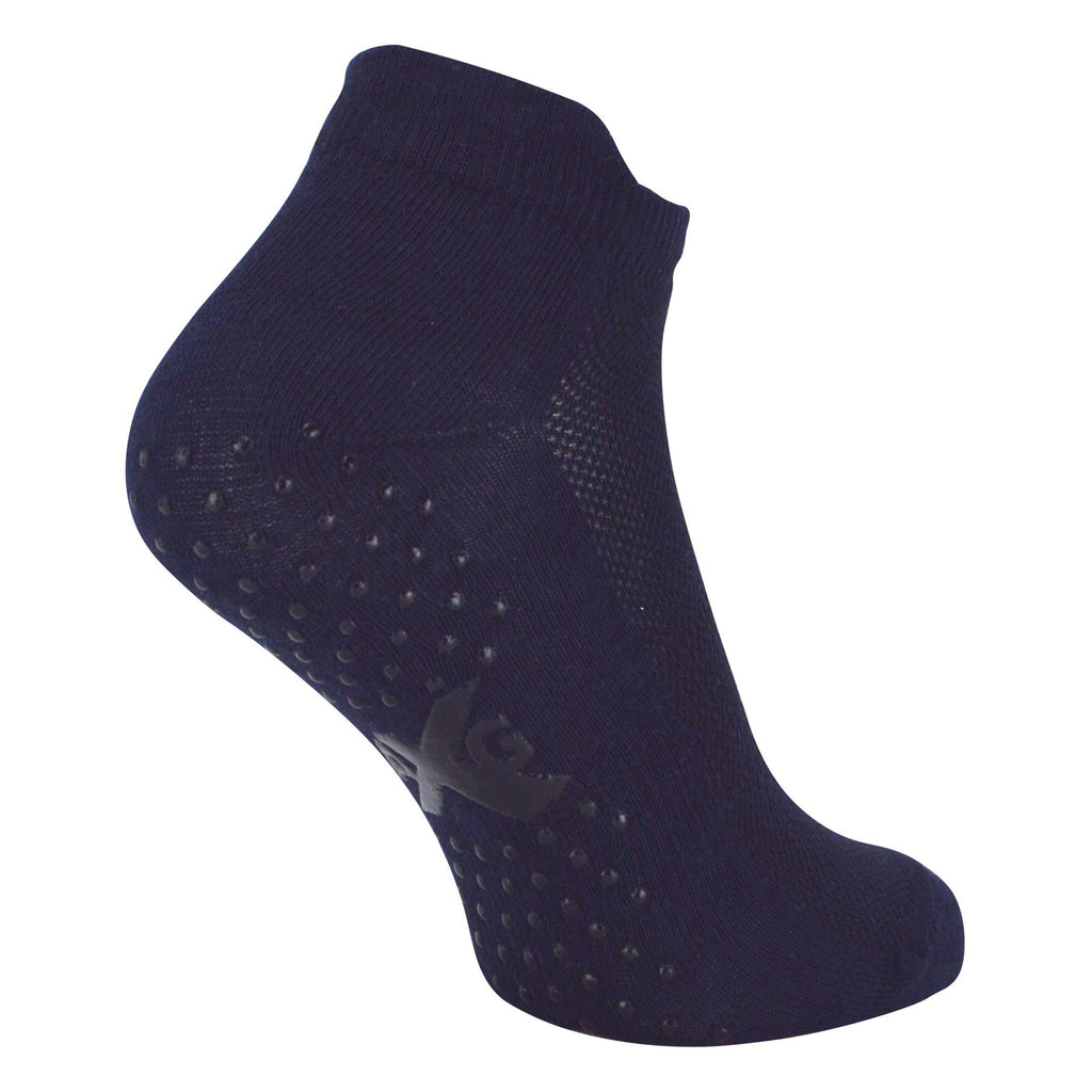 12 Pack Mens Trainer Socks with Grips for Yoga