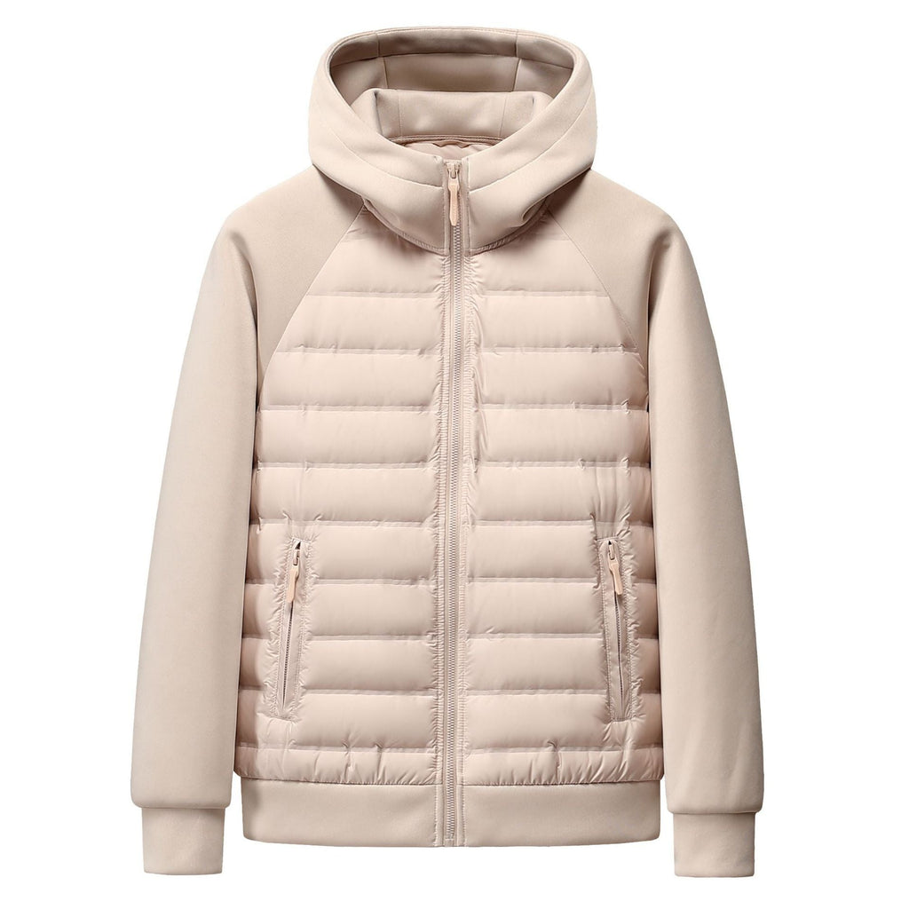Women's Stitching Fashion Personality Down Jacket