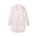 19 M Silk Shirt Dress Classic Long Sleeve Striped Spring And Summer Home Wear