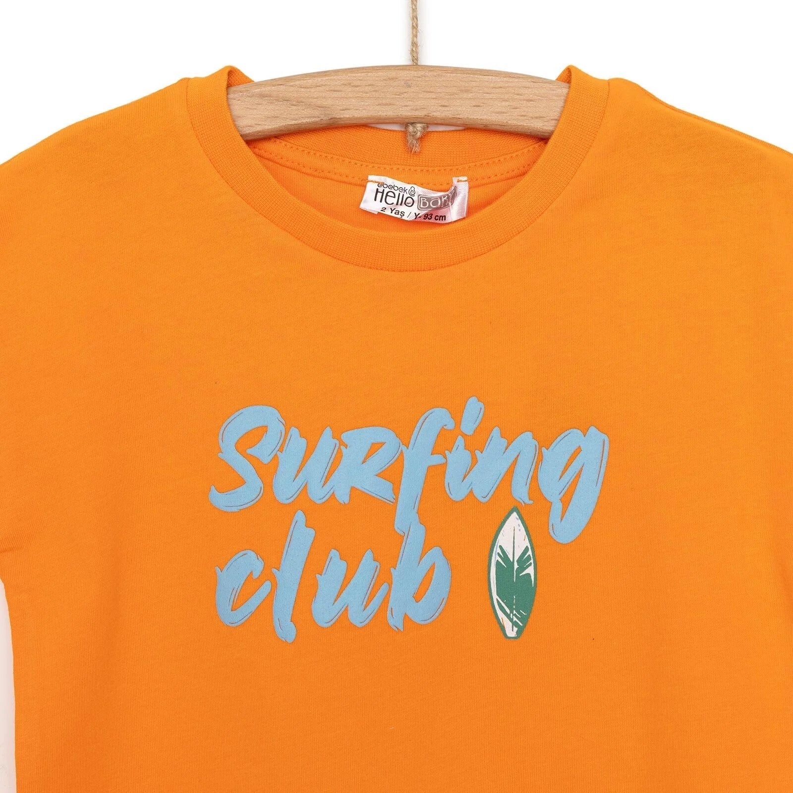 HelloBaby Motto Boy T-shirt & Short - Orange