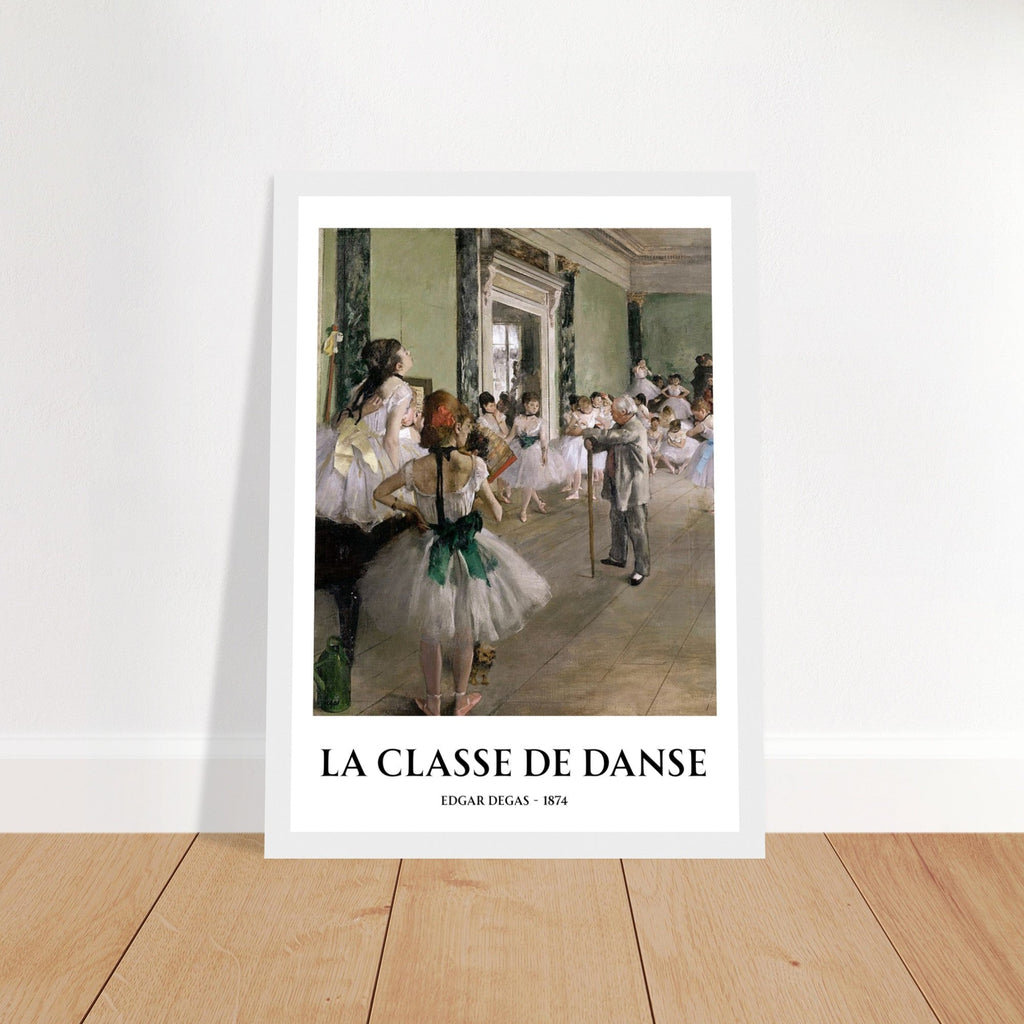 La Classe de Danse Framed Print – Edgar Degas Ballet Wall Art, Impressionist Dance Poster, Classical Art Decor for Studio or Home