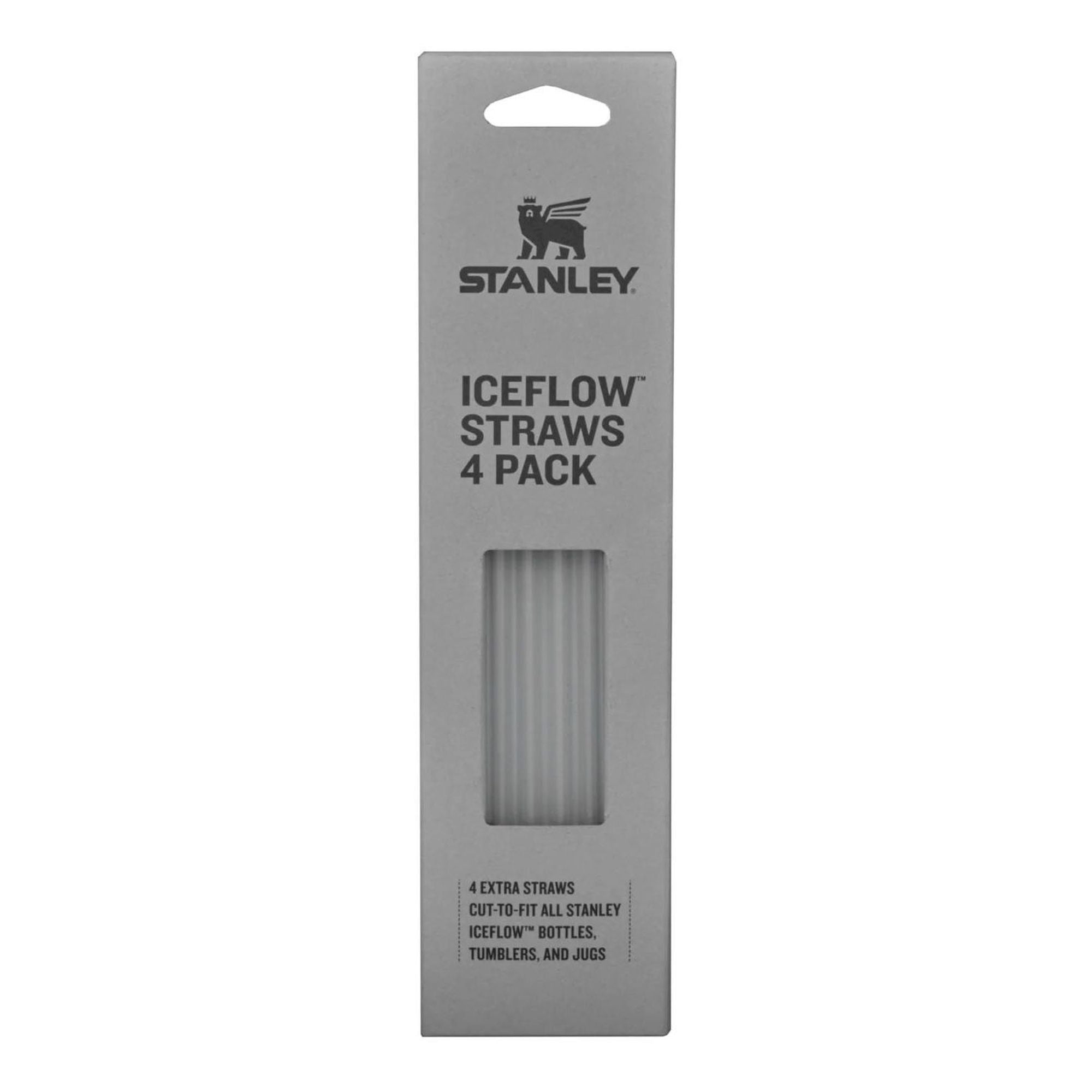 4 Pack IceFlow Flip Straws