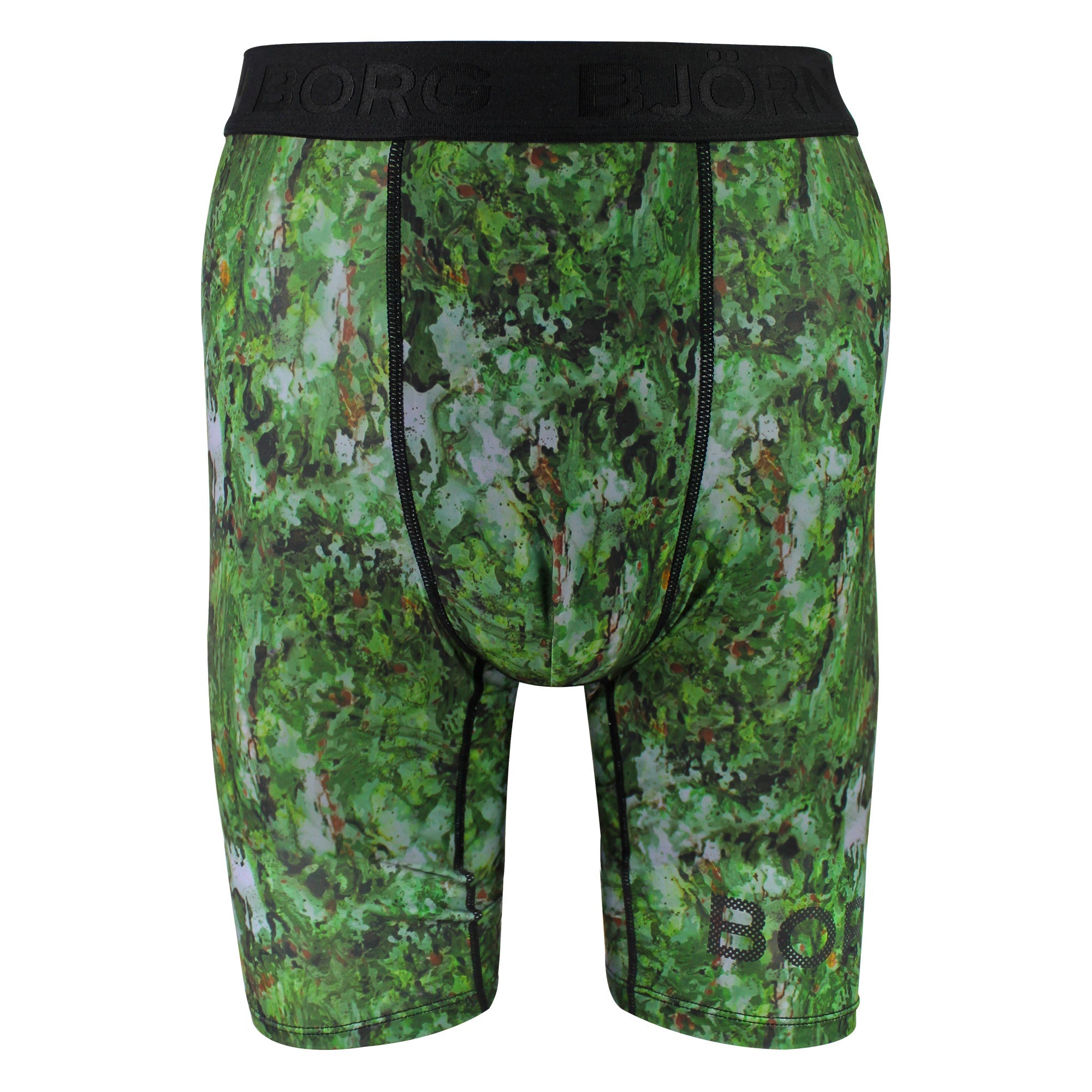2 Pack Performance Moisture-Wicking Boxers with Long Leg for Men