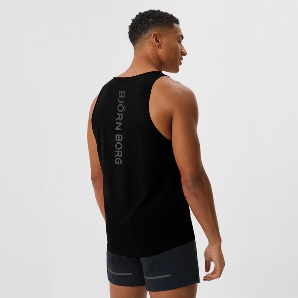 Running Breathable and Lightweight Perforated Sleeveless Tank Top for Men