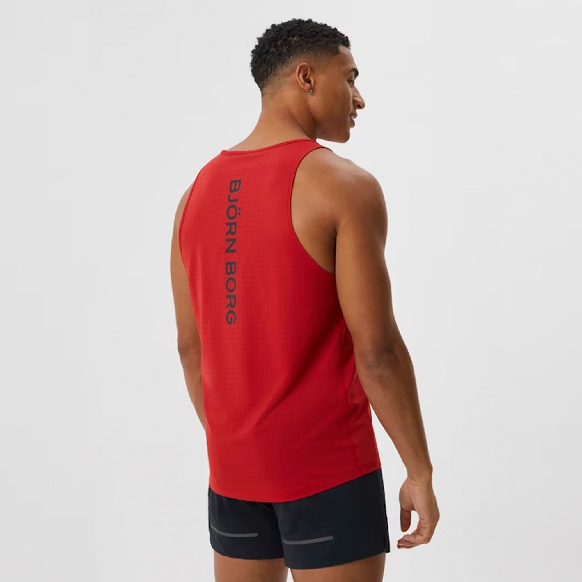 Running Breathable and Lightweight Perforated Sleeveless Tank Top for Men