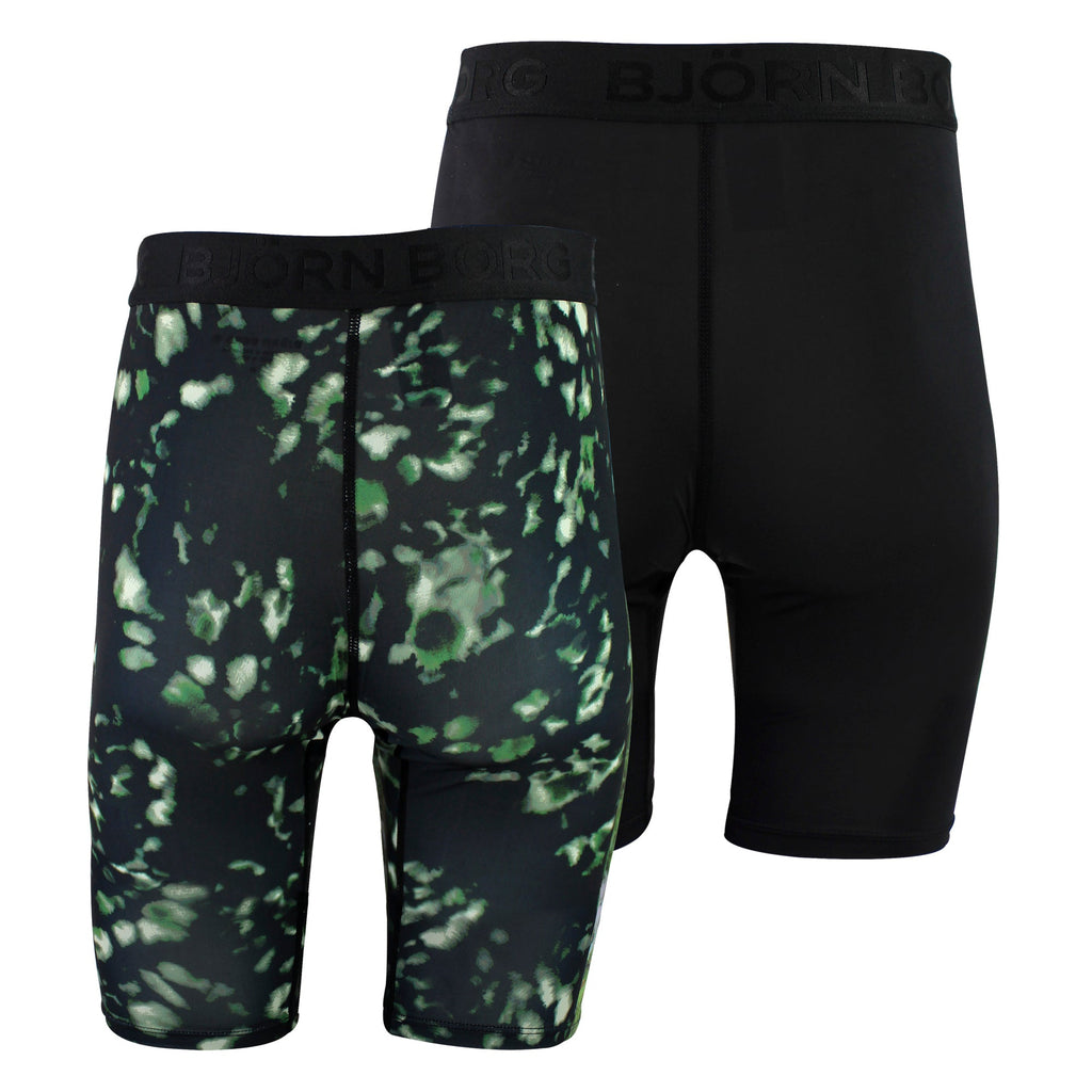 2 Pack Performance Moisture-Wicking Boxers with Long Leg for Men