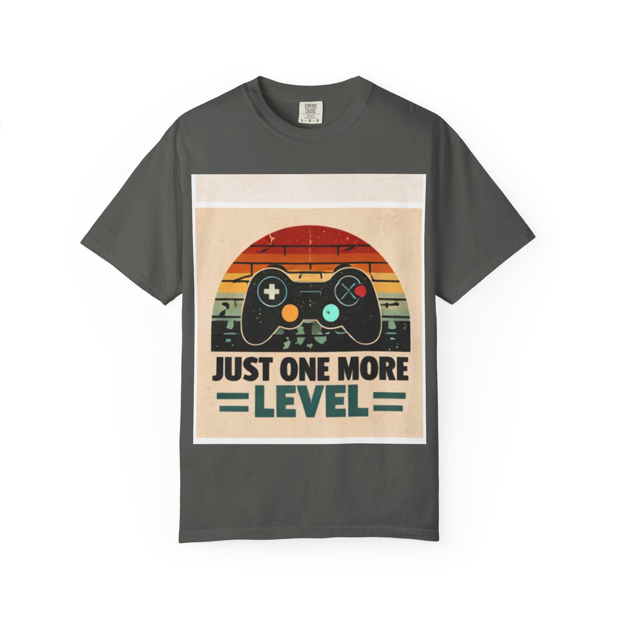 Retro Video Game Controller Just One More Level T-Shirt | Gamer Tee