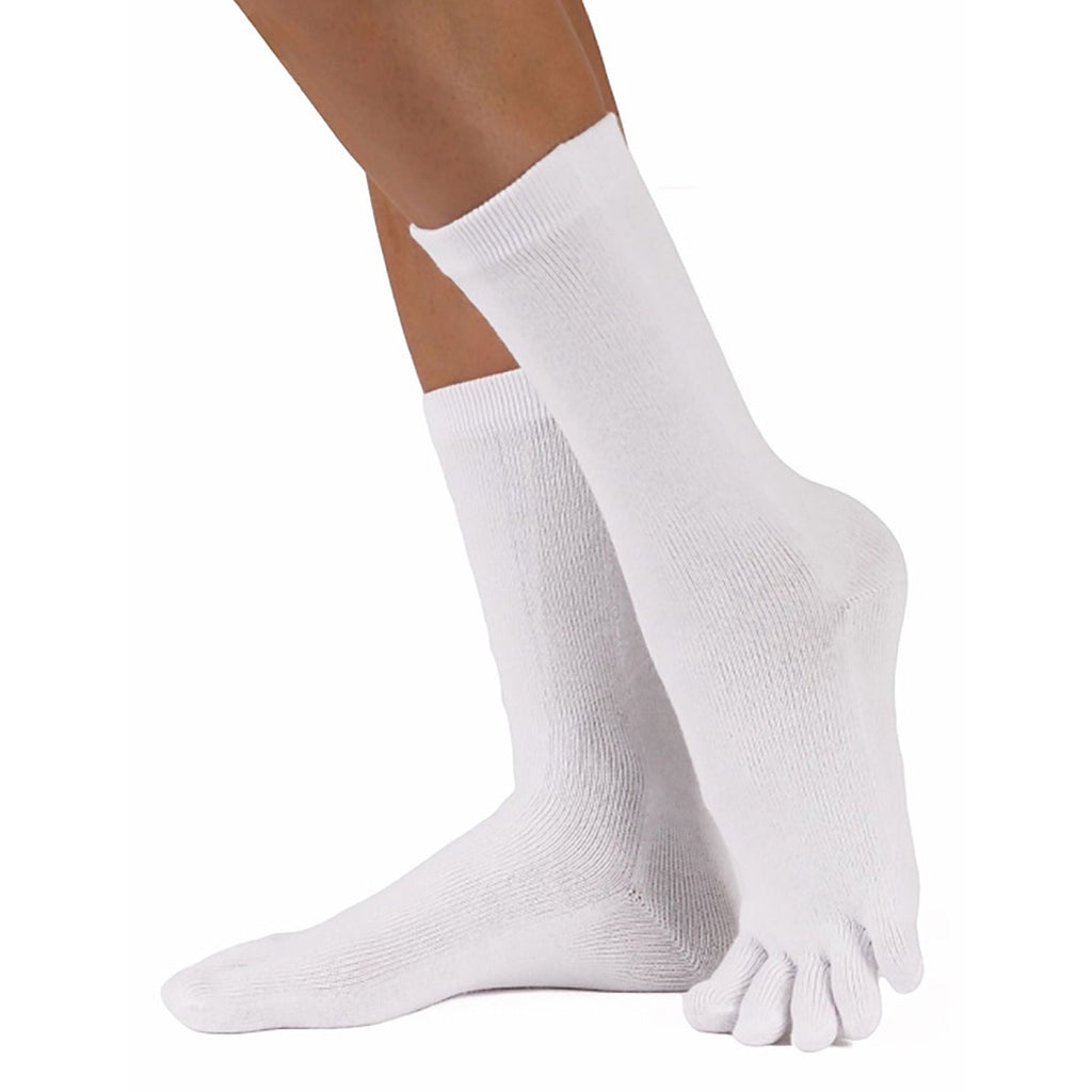 1 Pack Mens & Ladies Essential Mid Calf Toe Socks