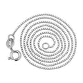 Round Diamond Zircon Pendant Necklace Clavicle Chain