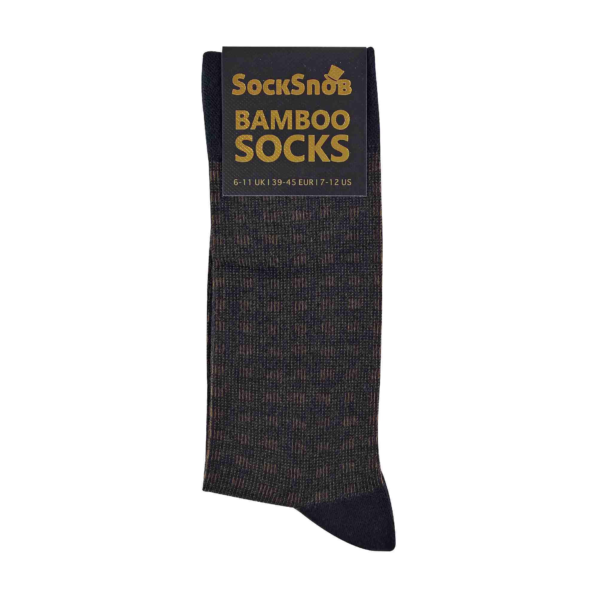 1 Pack Mens Luxury Breathable Bamboo Suit Dress Socks