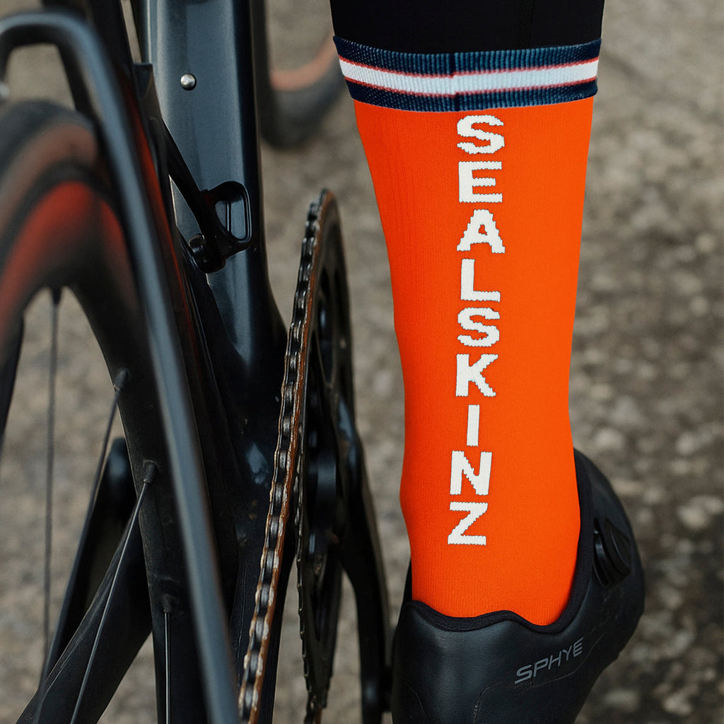 Single Layer Mid Length Cycling Socks for Men and Women