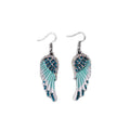 Fashion Angel Wings with Diamond Earrings