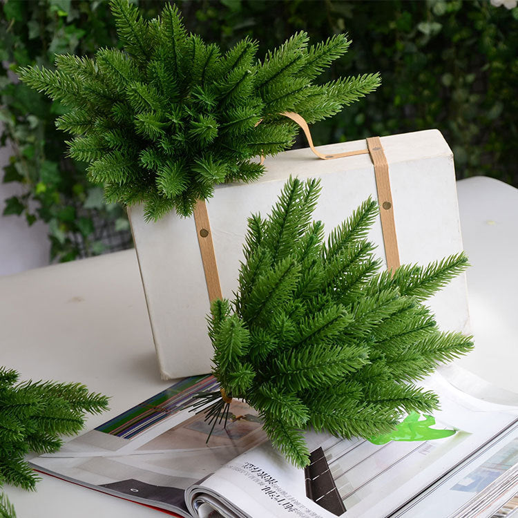 Christmas tree flower simulation pine needles