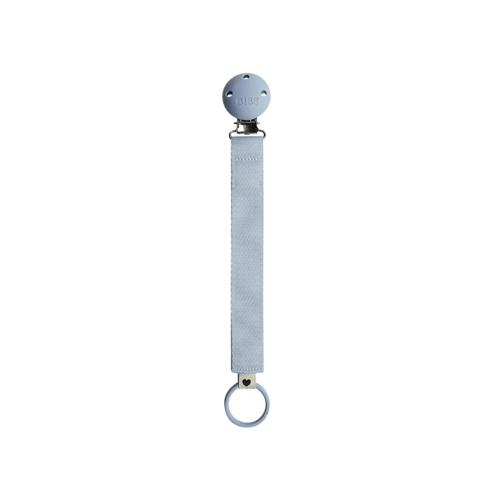 BIBS Soother Clip Ribbon - Dusty Blue