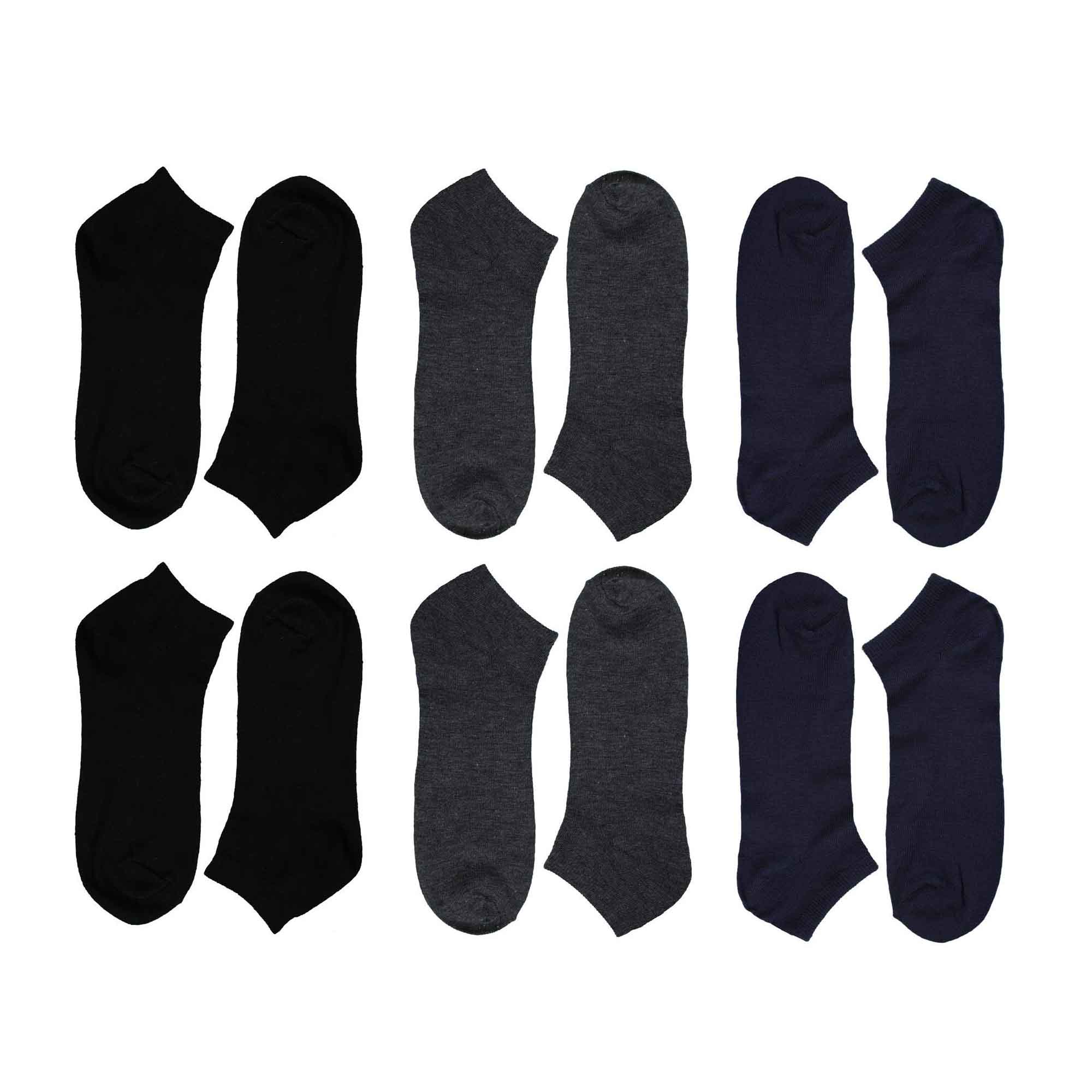 12 Pairs Mens Breathable Sport Trainer Socks with Arch Brace Support and Anti-Crimping Design for Running Gym Workouts Durable Cotton Blend White and Black Sizes UK 6-11 by Sock Stack