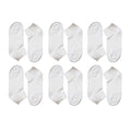 12 Pairs Mens Breathable Sport Trainer Socks with Arch Brace Support and Anti-Crimping Design for Running Gym Workouts Durable Cotton Blend White and Black Sizes UK 6-11 by Sock Stack