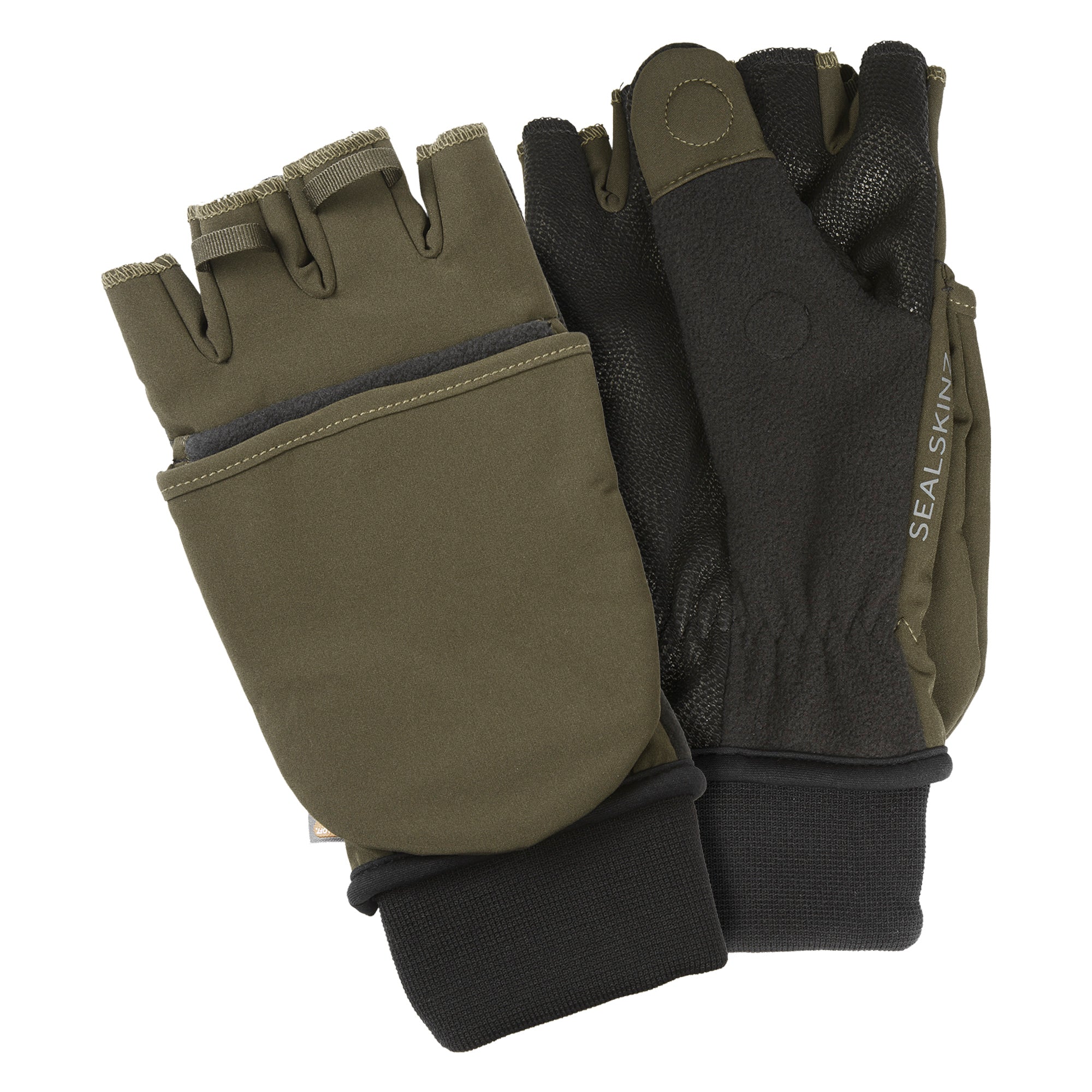 Windproof Cold Weather Convertible Mittens for Men and Women