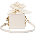 Folded flower square bag