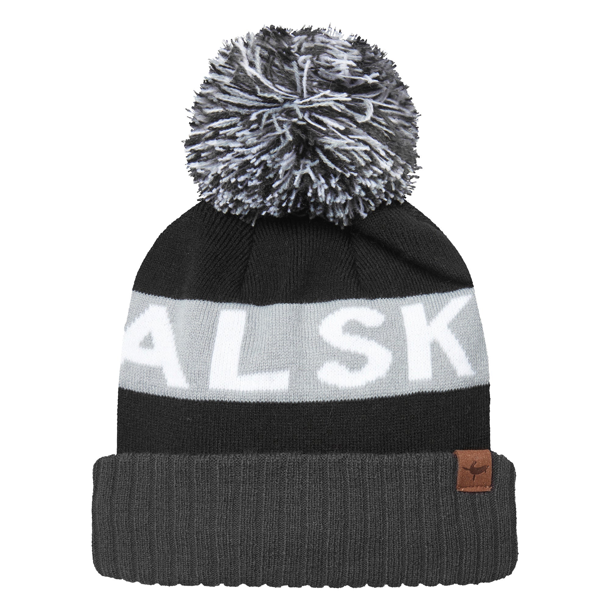 Water Repellent Cold Weather Bobble Hat for Men and Women