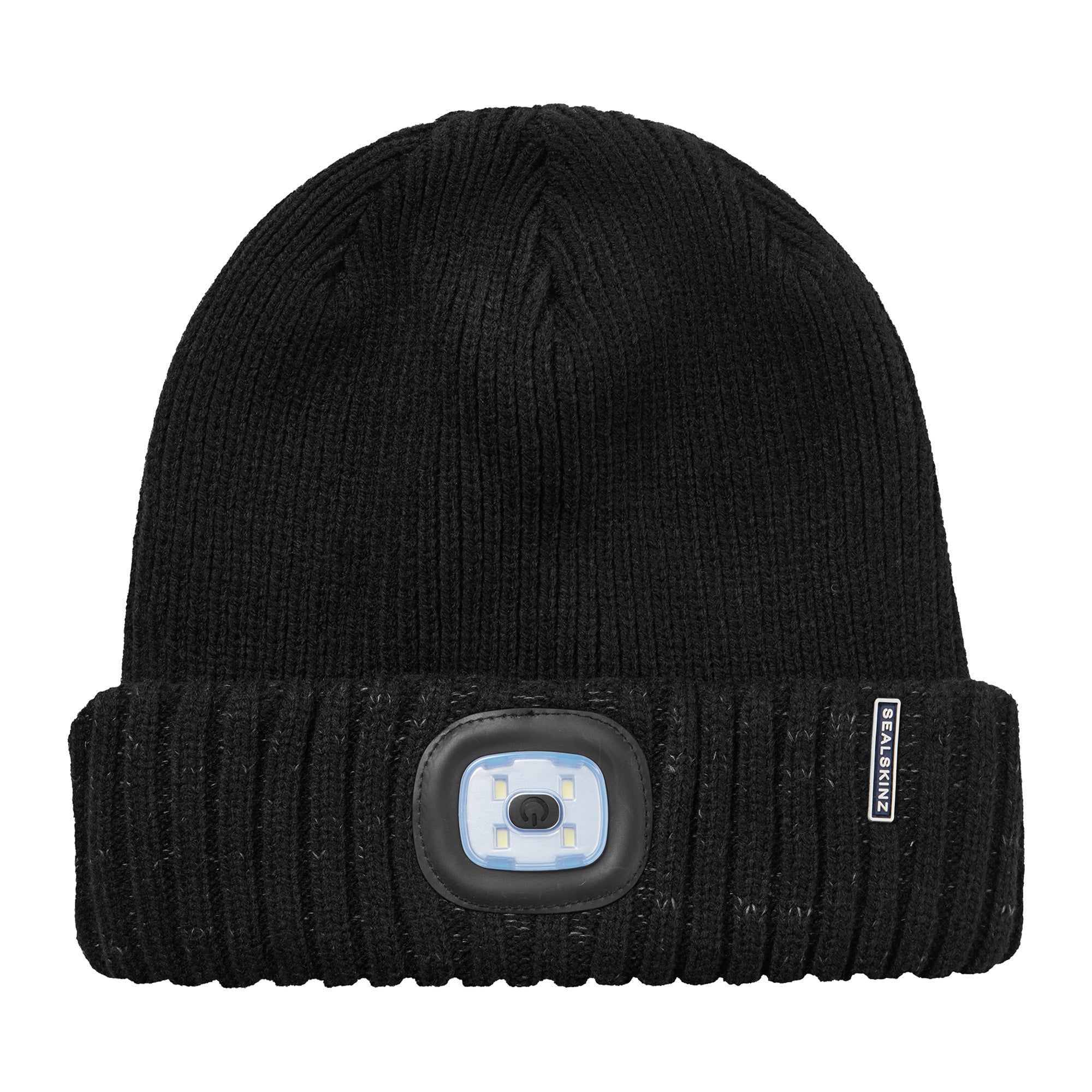 Waterproof Cold Weather LED Roll Cuff Beanie for Men and Women