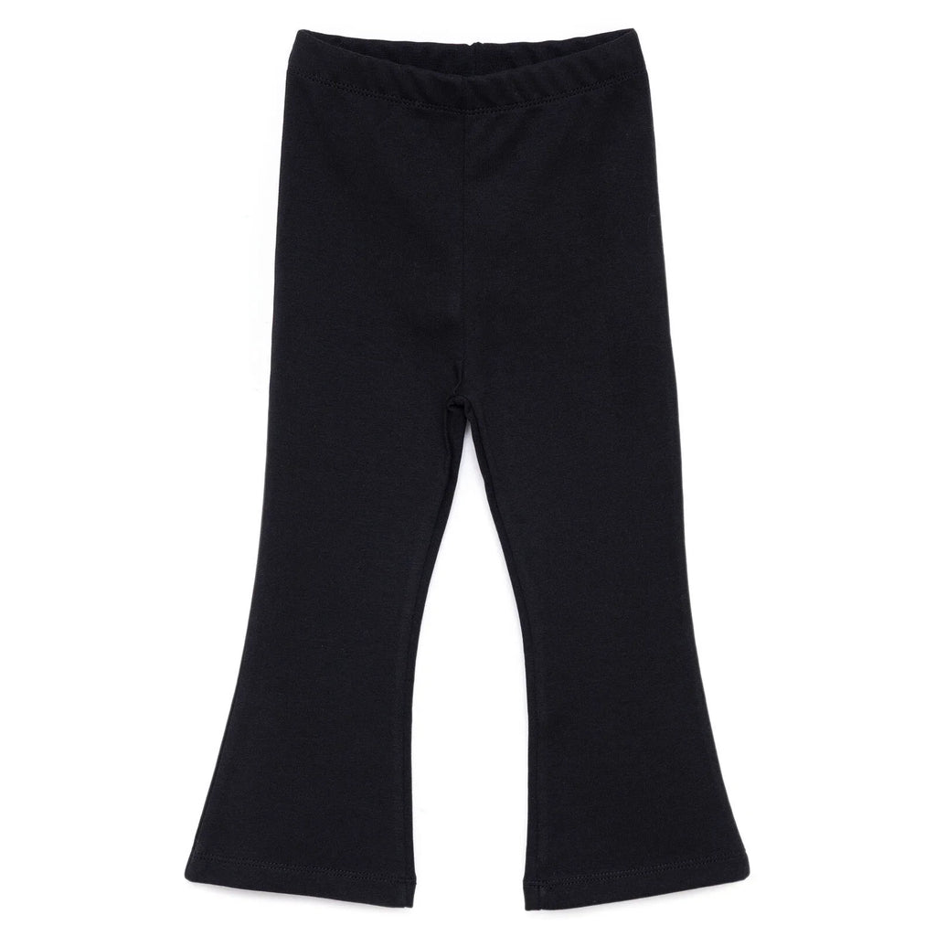HelloBaby Basic Girl Flare Leggings - Black
