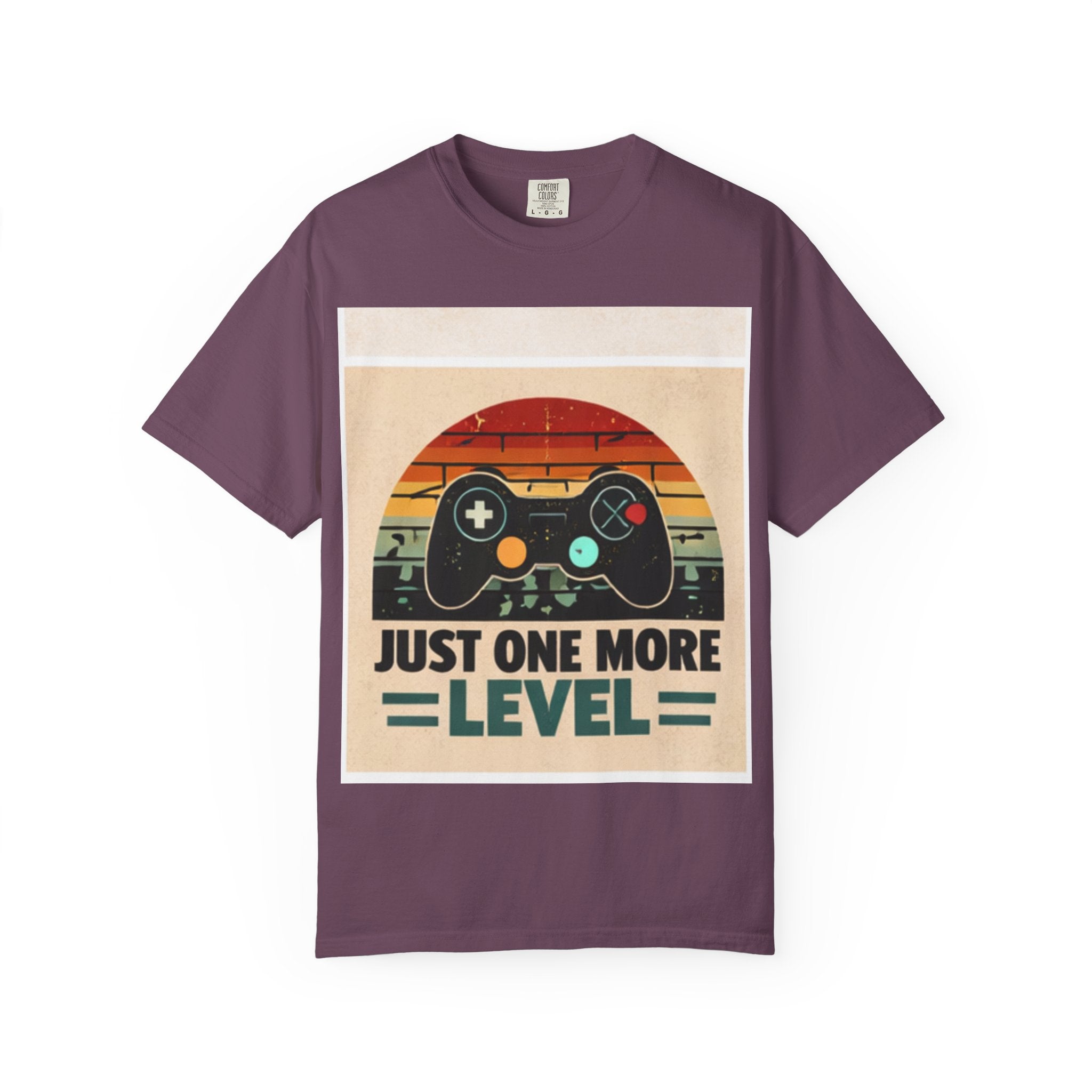 Retro Video Game Controller Just One More Level T-Shirt | Gamer Tee