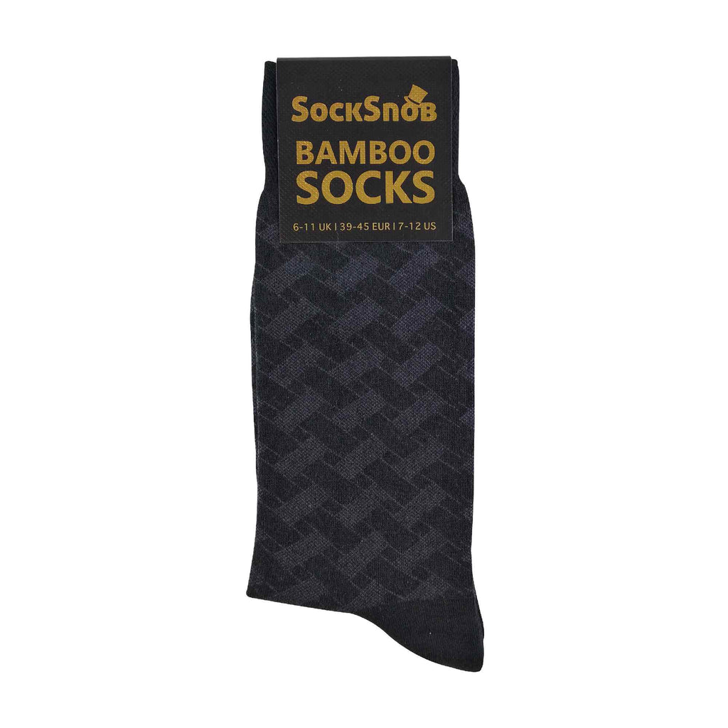 1 Pack Mens Luxury Breathable Bamboo Suit Dress Socks