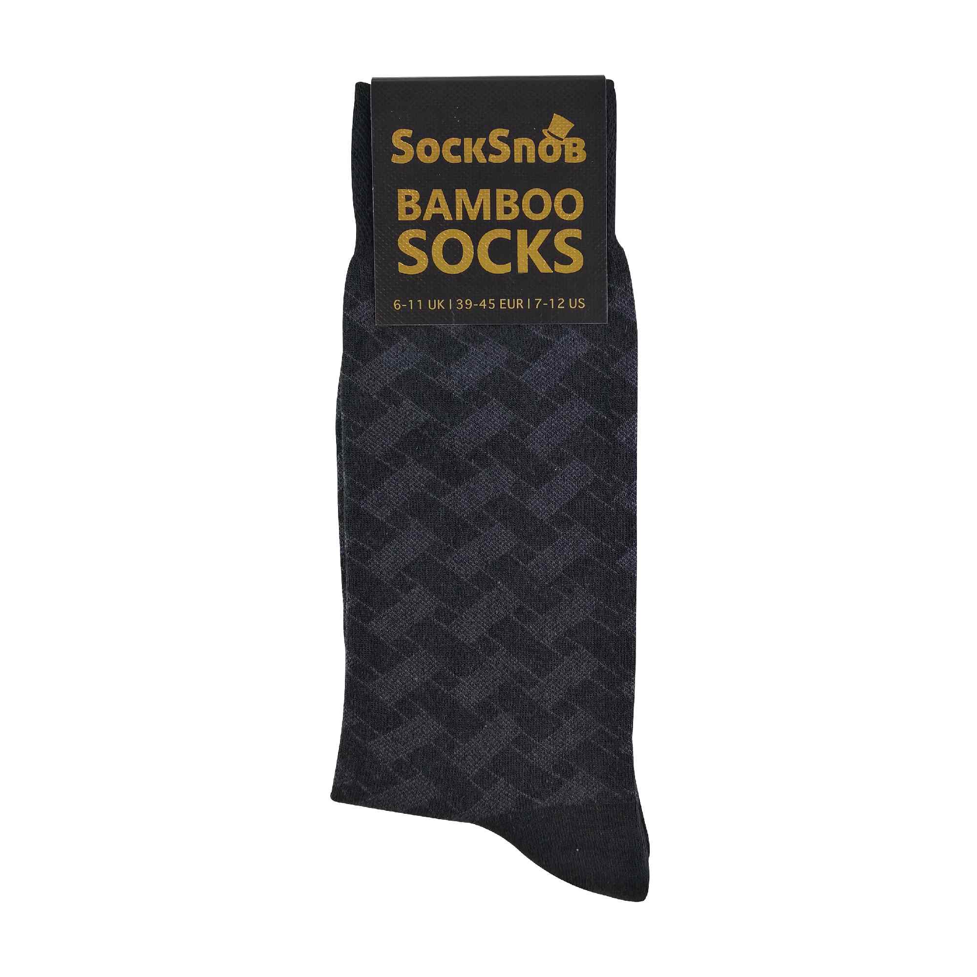 1 Pack Mens Luxury Breathable Bamboo Suit Dress Socks