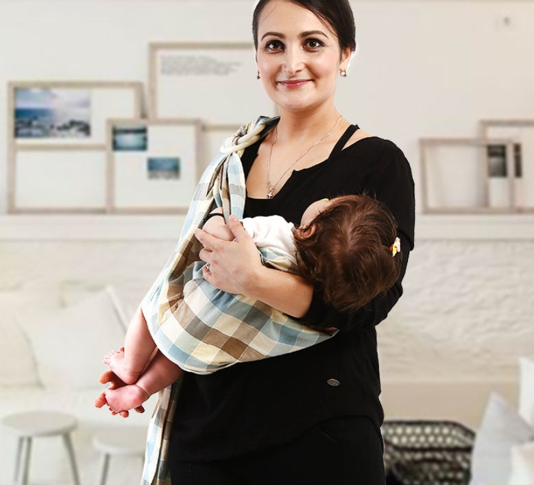 Baby sling solid color baby carrier