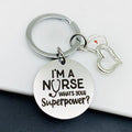 Stainless Steel Lettering Keychain Nurse's Day Gift Giveaway