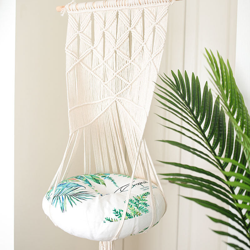 Ins Hand-Woven Cat Litter Universal Vibrato Net Red Hanging Basket Cat Hammock Pet Swing C-01