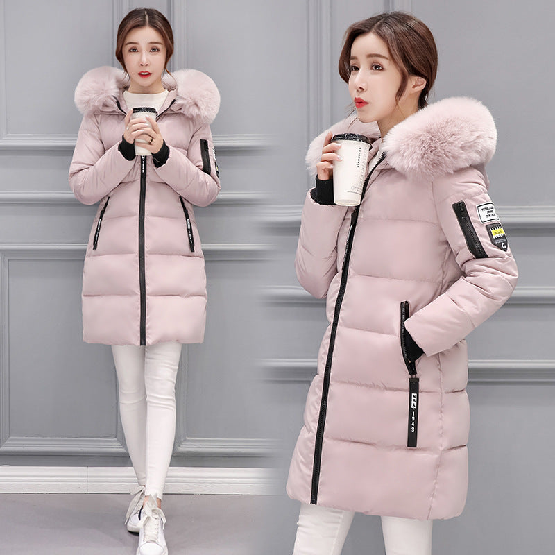 Mid-Length Slim Down Padded Jacket