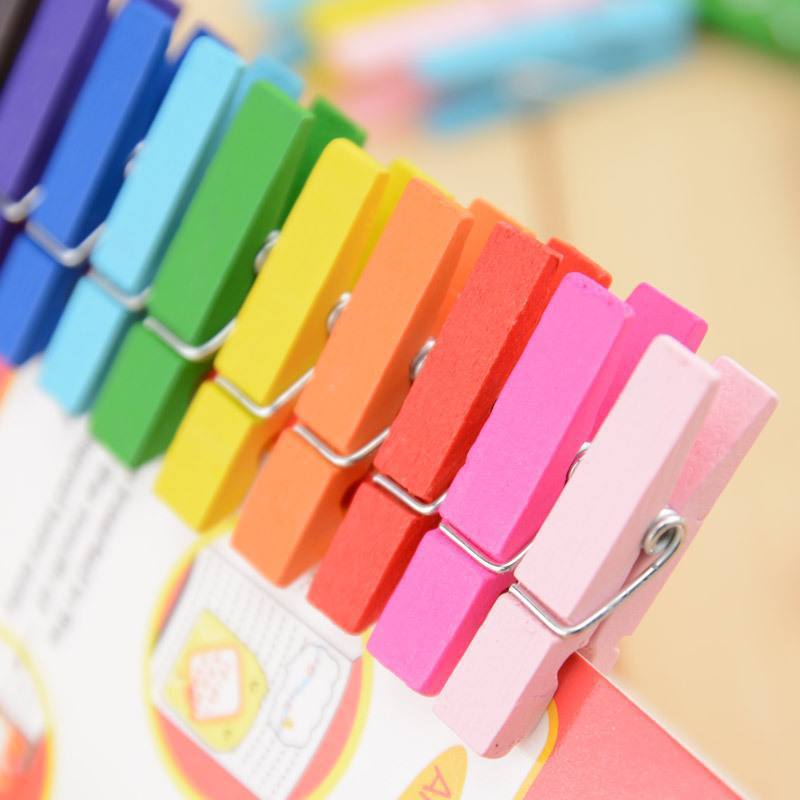 Mini Photo Photo Wooden Clip