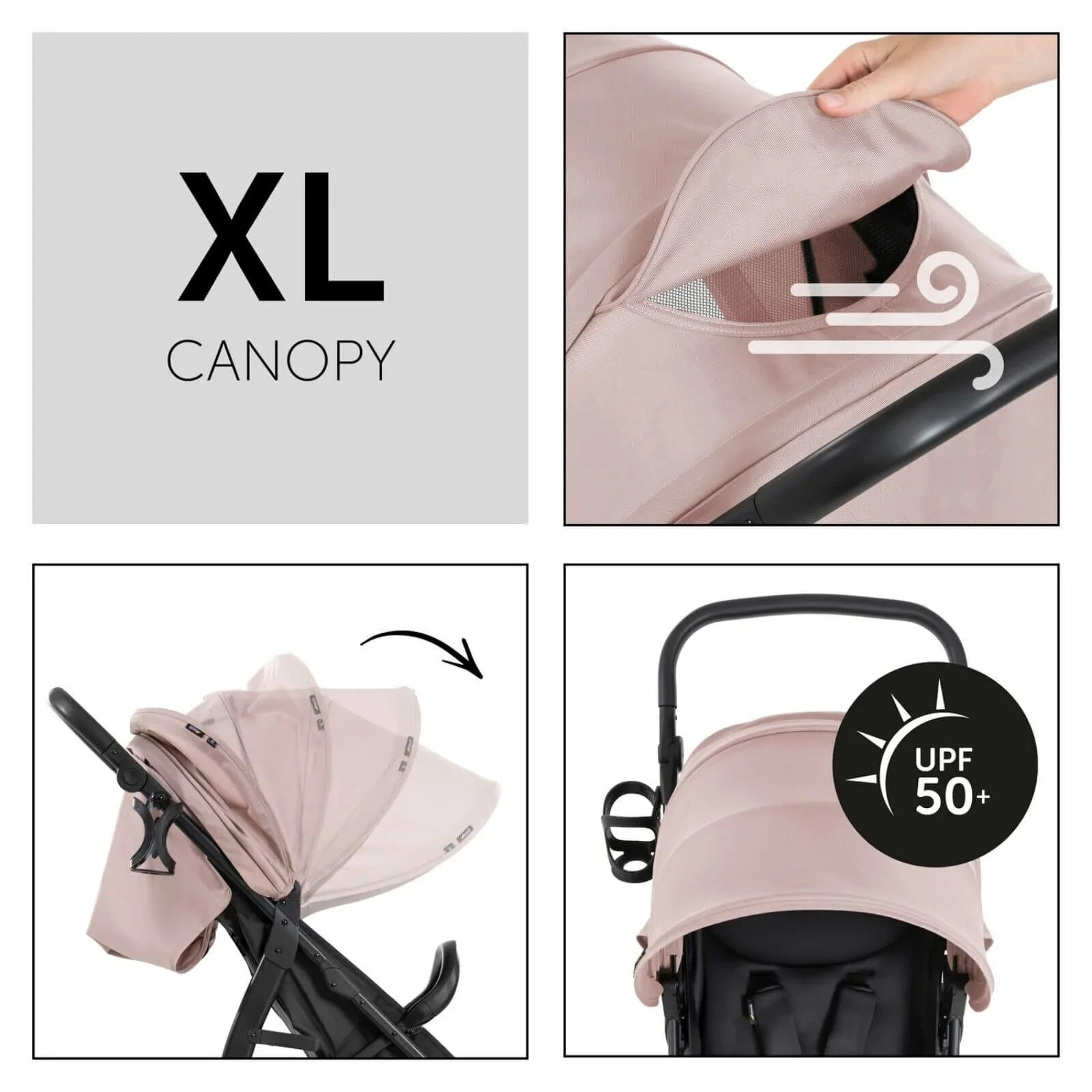 Hauck Rapid 4D Pushchair - Rose