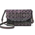 Luminous geometric crossbody bag