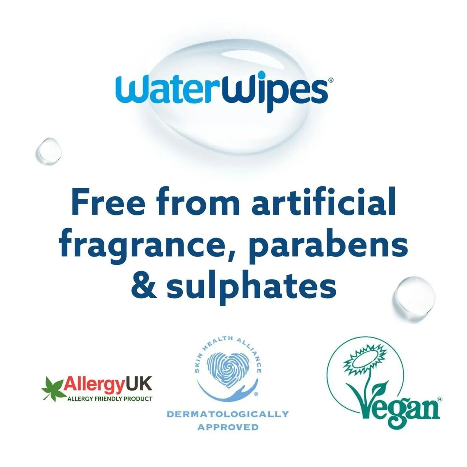Water Wipes Sensitive Baby Wipes 60 pcs