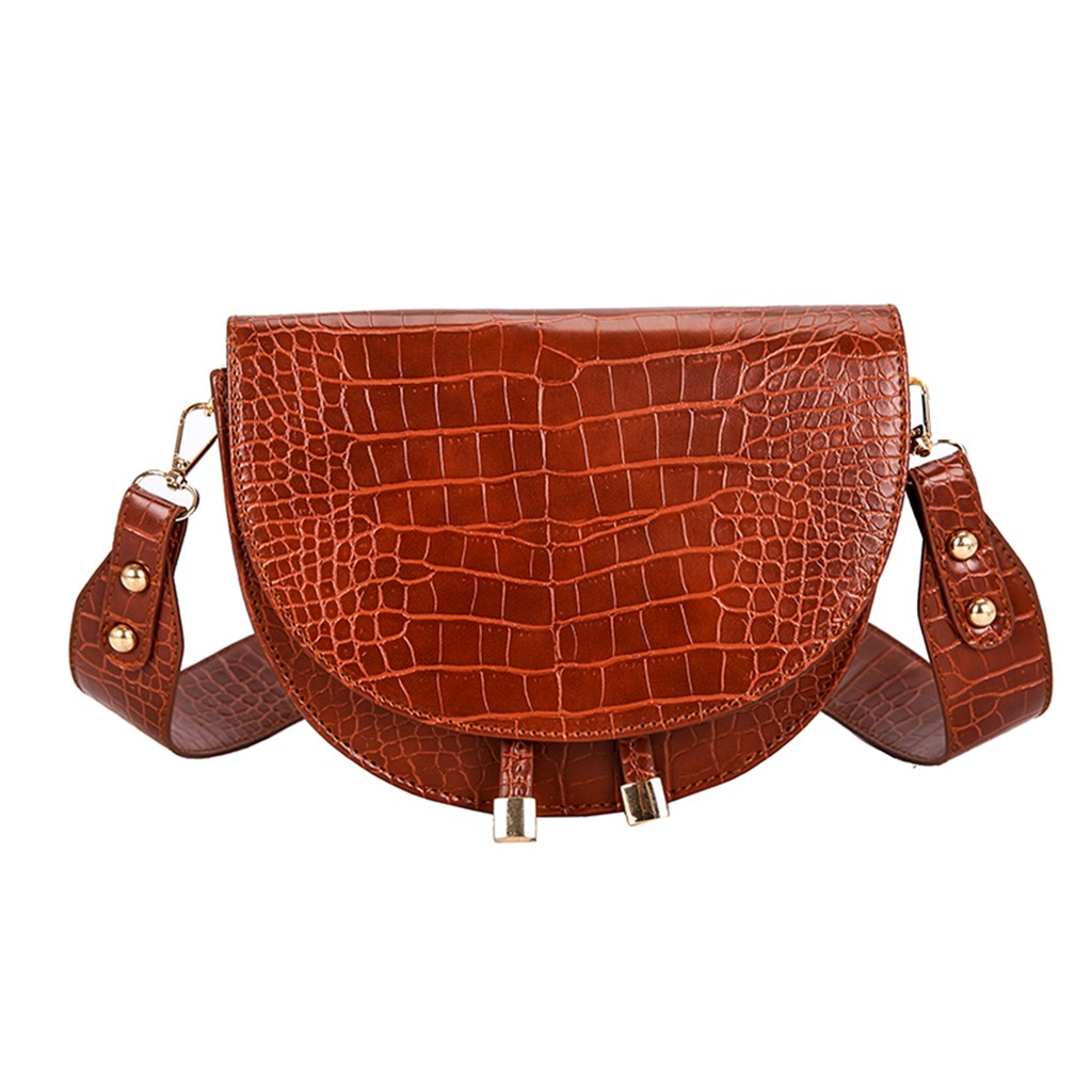 Fashionable wild round bag